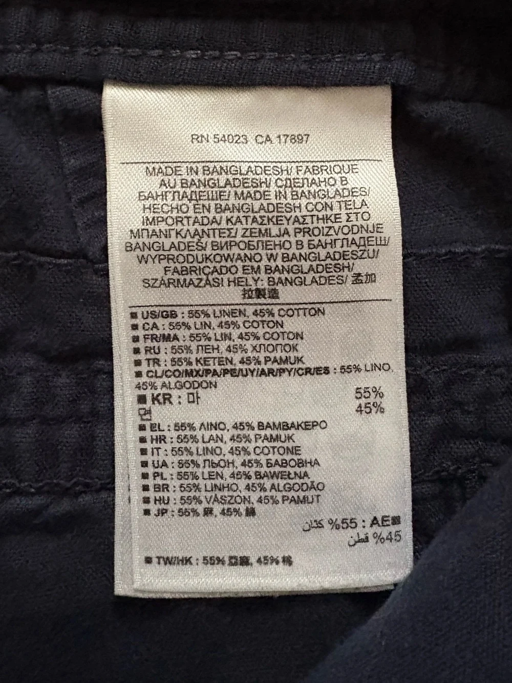 Banana Republic Women’s Linen/Cotton Blend Martin Fit Straight Leg Pants.